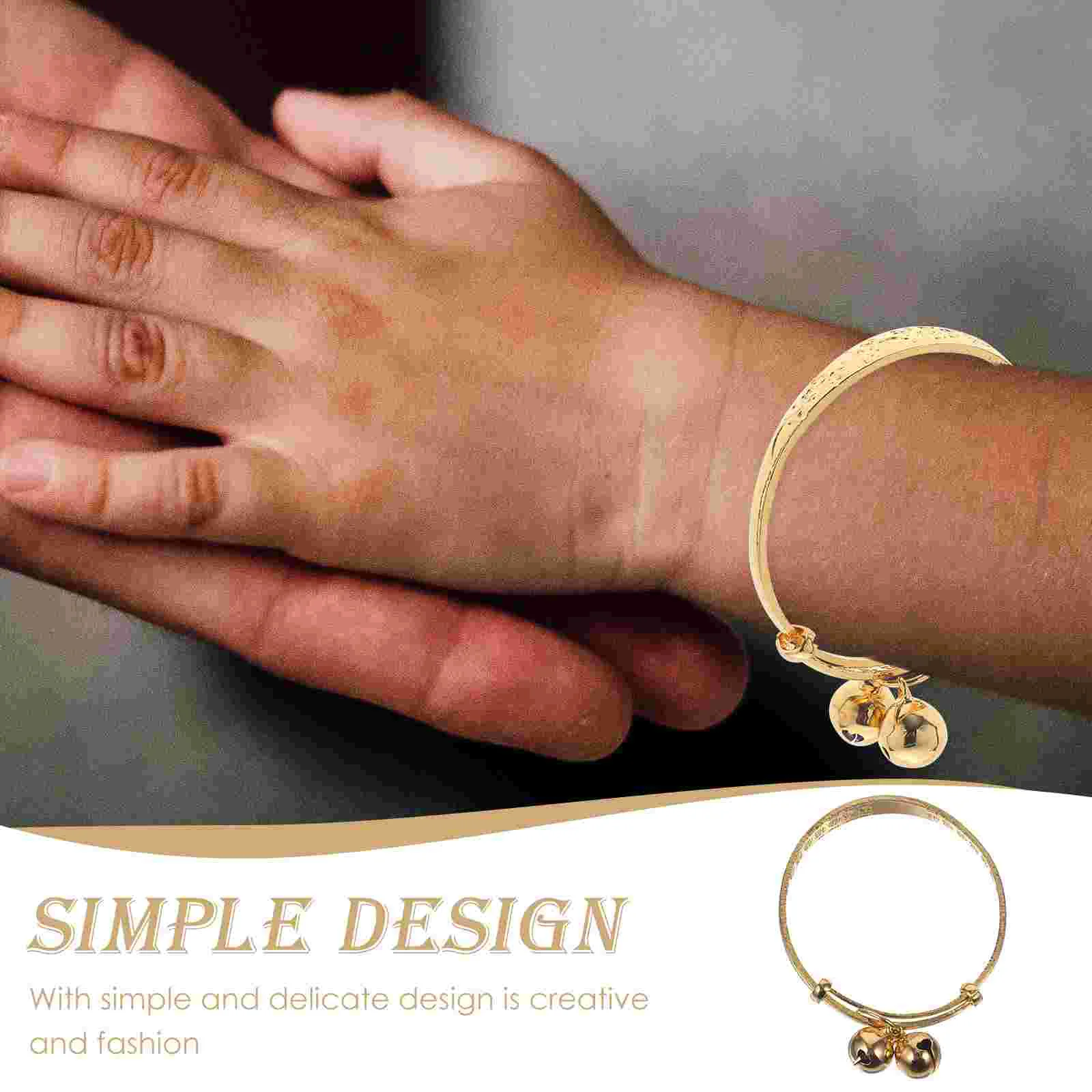 1 шт. детское кольцо на руку стильный браслет из искусственного золота нежный с