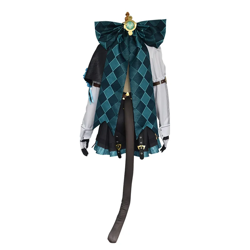 Genshin Lynette Lyney костюмы для косплея парик Fontaine Twins Magician Pokers униформа Хэллоуин