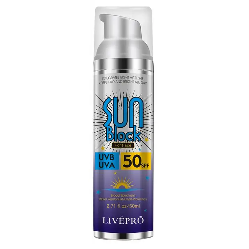 

Солнцезащитный спрей 50 мл SPF50, солнцезащитный экран широкого спектра, увлажняющий солнцезащитный блок для большинства типов кожи, чтобы наслаждаться активным отдыхом