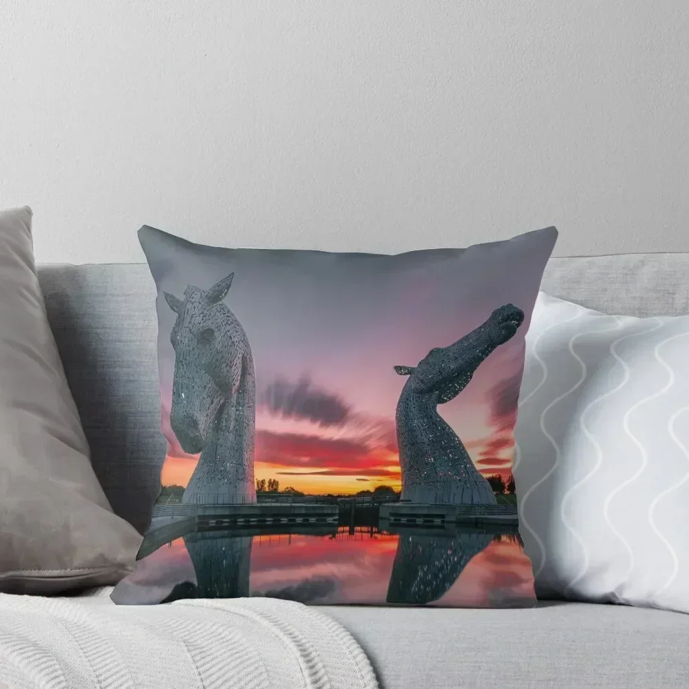 Falkirk Kelpies Sunset декоративная подушка для гостиной роскошные декоративные наволочки