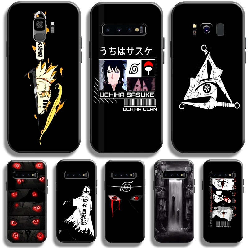 

NARUTO Akatsuki Logo For Samsung Galaxy S10 S9 S8 Plus S10 5G S10 Lite S10E Phone Case Soft Coque Carcasa Silicone Cover TPU