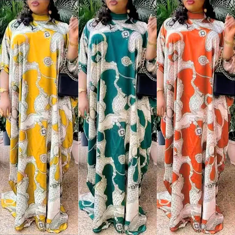 Ramadan Robe Musulmane Femme African Dresses For Women Abaya Dubai Turkey Islam Arabic Muslim Modest Long Maxi Dress Vestidos