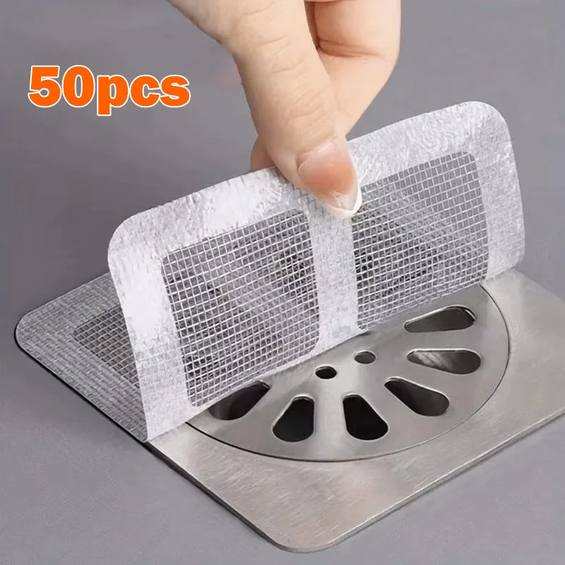 מסננת שיער לכיור מקלחת חד פעמית עם מכסה לכיור מקלחת ורצפה למטבח או לחדר האמבטיה