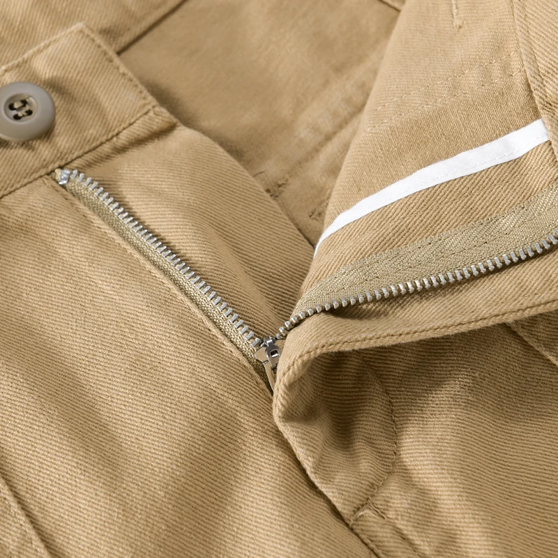 Шорты мужские рабочие из чистого хлопка Стильные Простые повседневные