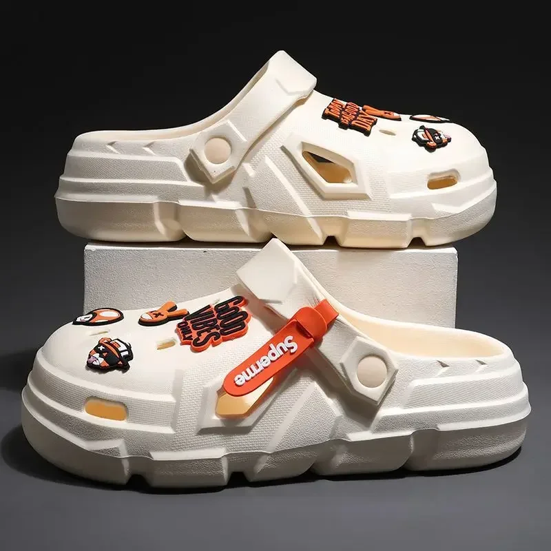 Сандалии Baotou мужские на нескользящей подошве Повседневная пляжная обувь мягкая