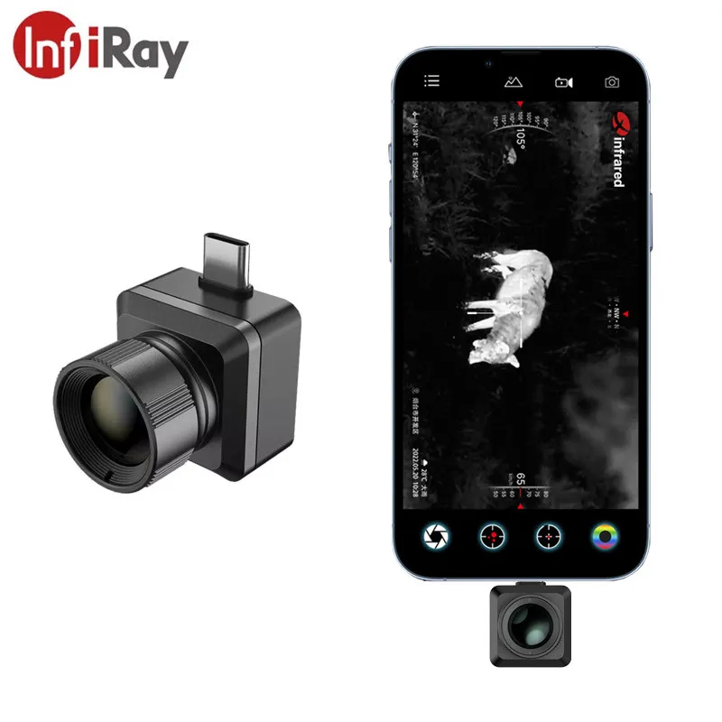 

Infiray T2 PRO Monocular Thermal Camera 13mm Lens Night Vision Thermal Scope Outdoor Hunting With Laser Positioning