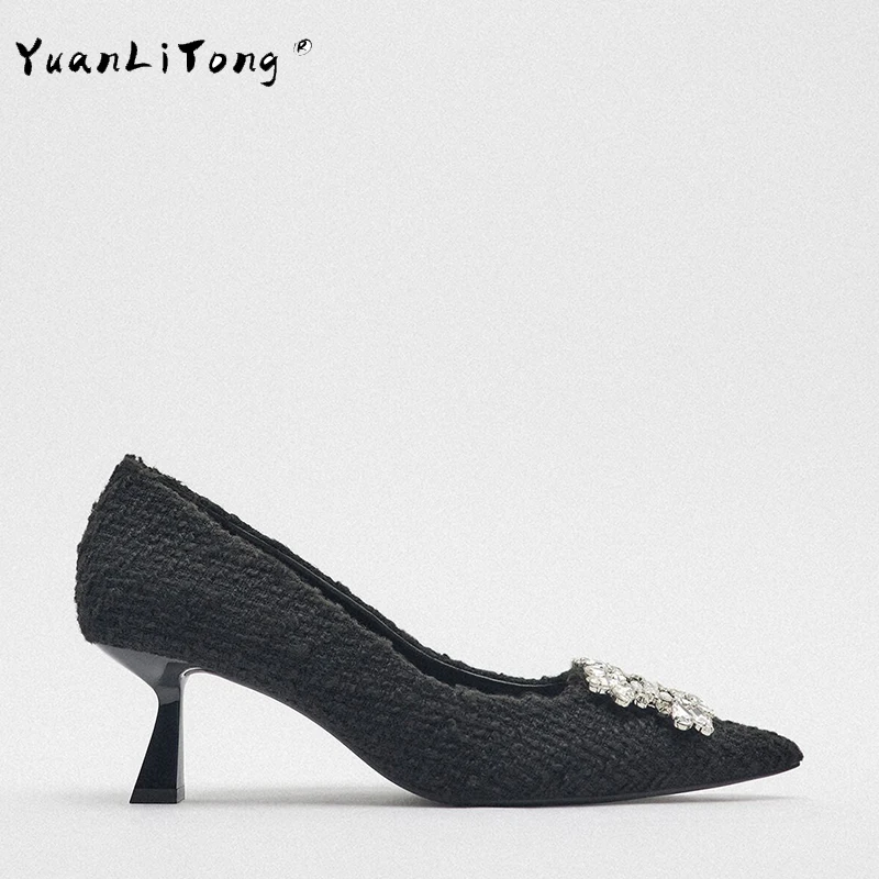 

High Heels Pumps Women Thin Heel Shoes 2022 New Design Sense Small Fashion Shoes Temperament Office Shoes