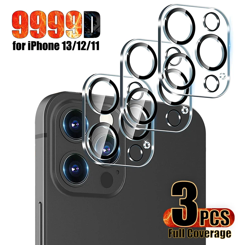 

Защитная пленка для объектива камеры для iPhone 13 Pro Max, закаленное стекло с защитой от царапин для iPhone 11 mini, 12 Pro Max, пленка для камеры, 3 шт.