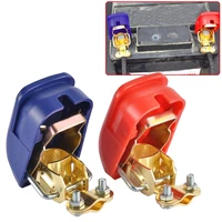 1 pair new positive negative electrode quick release lift off connector clamps car battery terminals car accessories