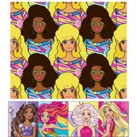 barbie princess patch clothing thermoadhesive patches on clothes iron on transfers for clothing cute girls stickers for t shirts