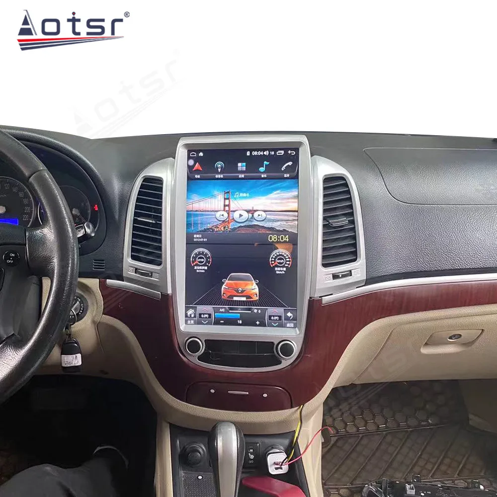 Восьмиядерный процессор Qualcomm для Hyundai Santafe 2006-2012 автомобильное радио