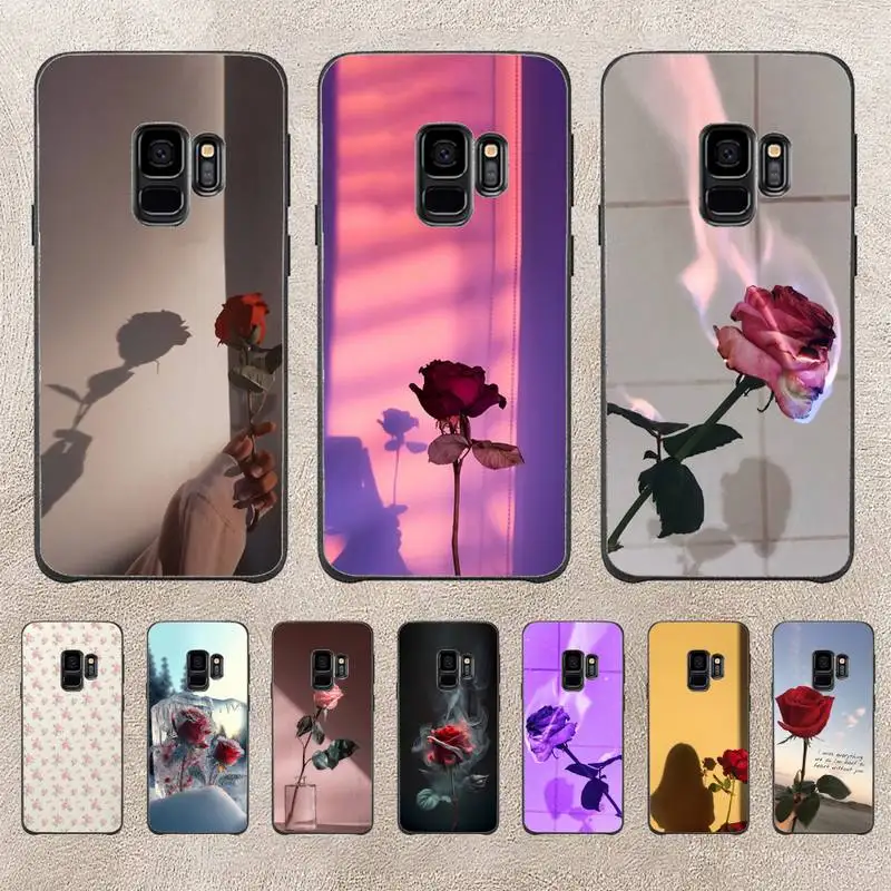

Retro Rose Phone Case For Samsung Note 8 9 10 20 Case For Note10Pro 10lite 20ultra M20 M31 Funda Case