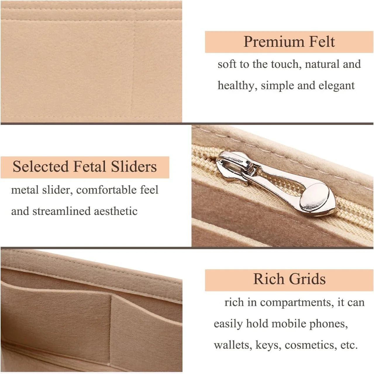 Органайзер для сумок Longchamp маленькая сумка-тоут отделка хранения внутренняя