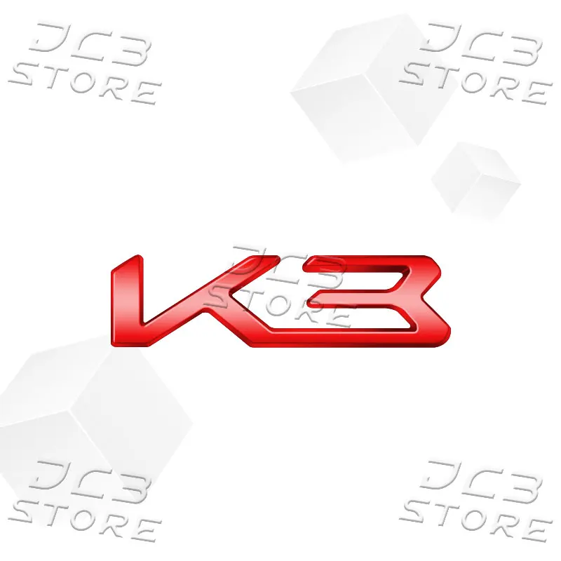 

1 шт. 3D металлический логотип K3 K5 K8, эмблема заднего хвостового бампера автомобиля, наклейка на багажник для Kia Sportage K9 Forte Ceed Sorento Cerato Rio