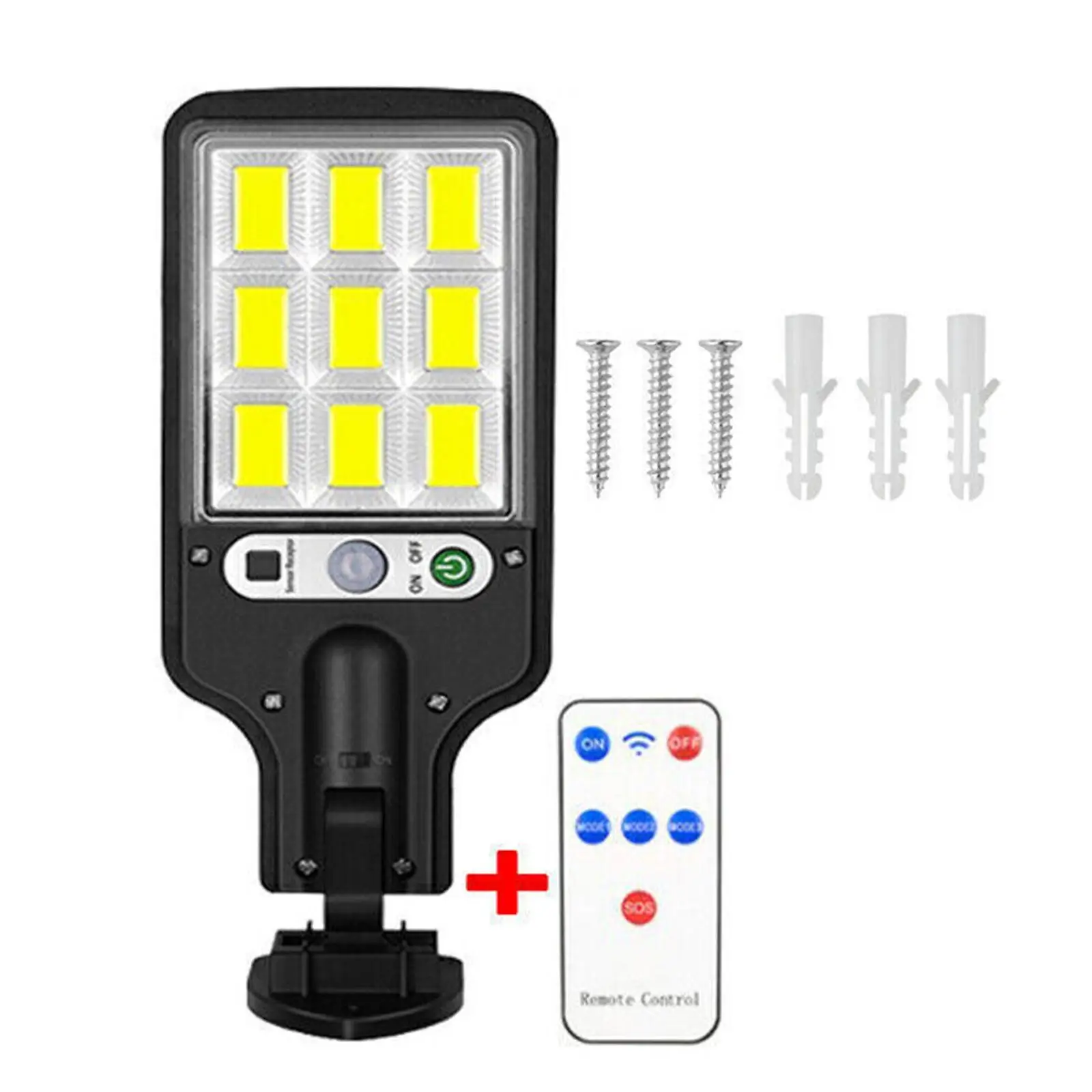 

Уличный настенный светодиодный светильник на солнечной батарее, водонепроницаемый садовый декоративный светильник с пассивным ИК датчико...