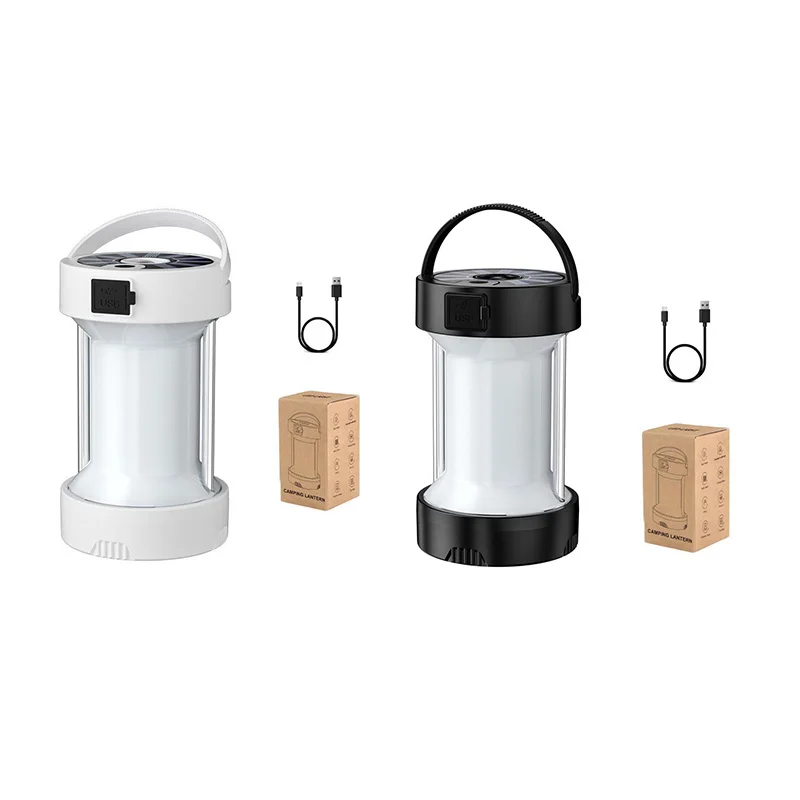 

Outdoor Camping Light Type-C Emergency Light Camping Light Multifunctional Tent Solar Rechargeable Strong Light White
