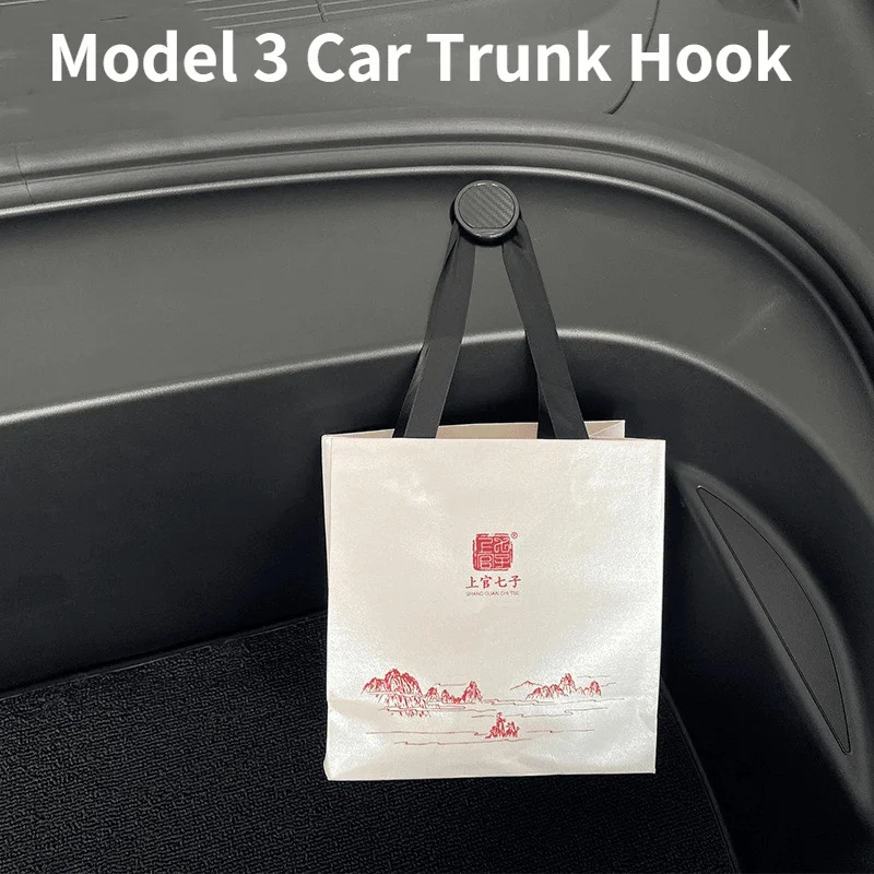 

For Tesla Model 3 Car Front Spare Box Car Functional Interior Accessories Organize Hook Model 3 Front Trunk Box Hook 2021-2022
