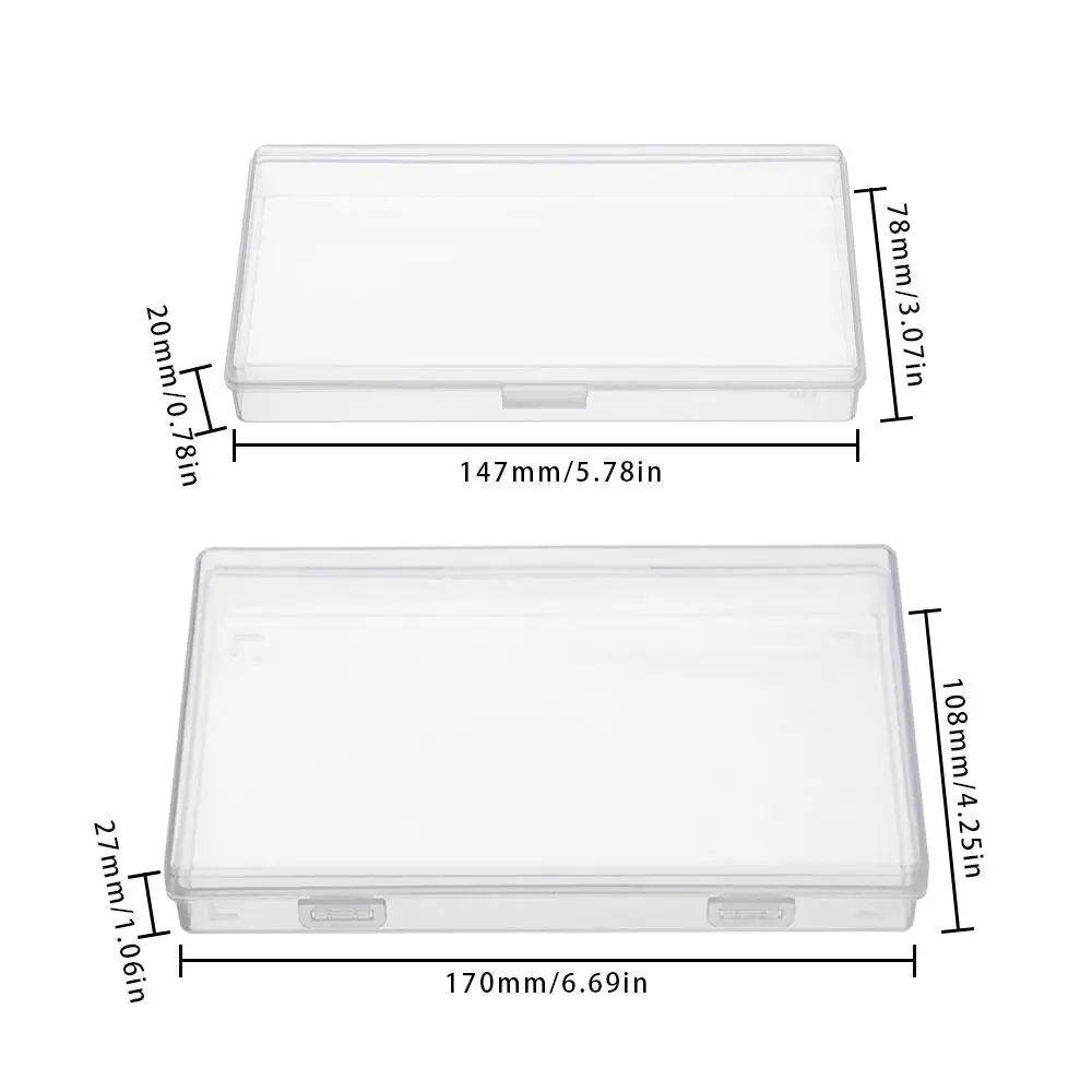 

Ins Transparent Desktop Organizer Pencil Box Plastic Desk Storage Box Classification Box School Office Supplies Stationery