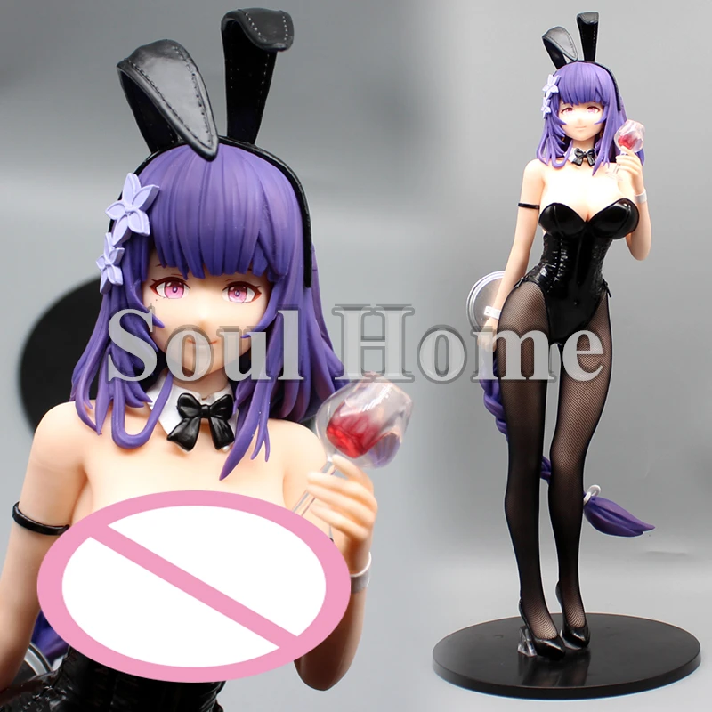 

42 см Аниме игра Genshin Impact Raiden Shogun Bunny Ver сексуальная девушка ПВХ экшн-фигурки коллекционные модели куклы игрушки Рождественский подарок