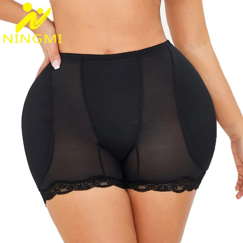 NINGMI Butt Lifter Tummy Control Shapewear Hip Enhancer Shaper Panties Seamless Shaping Underwear Sexy Ass Padded Panties