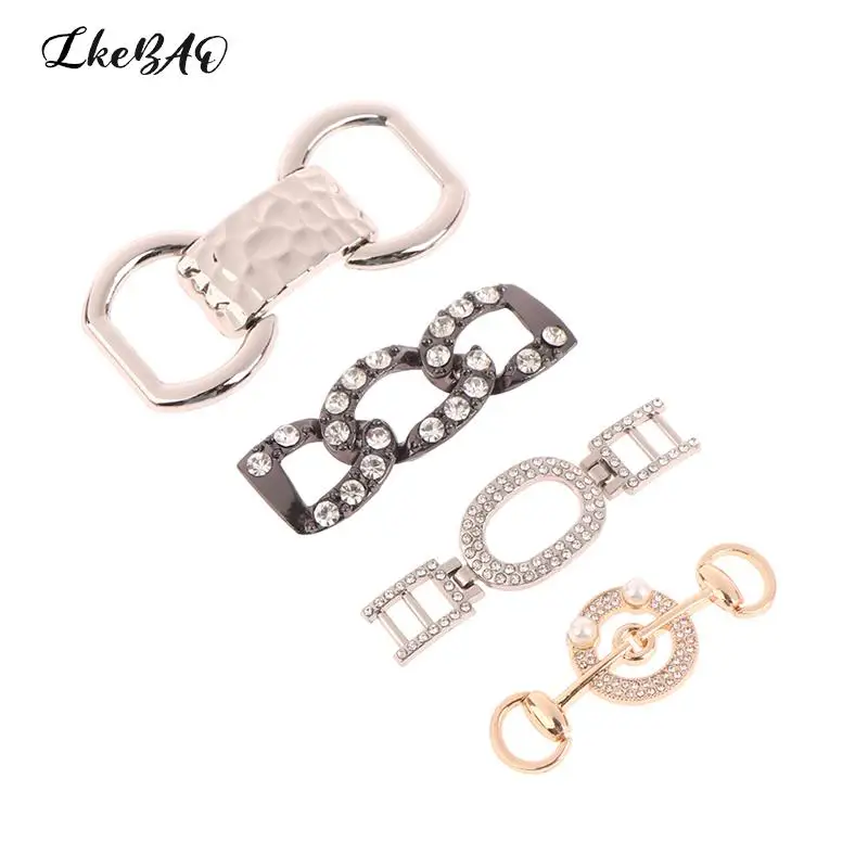 

1Pair Women Charm Buckles Lady Shoe Clips Fashion High Heel Rhinestones Wedding Bride Shoes Decorations Jewelry