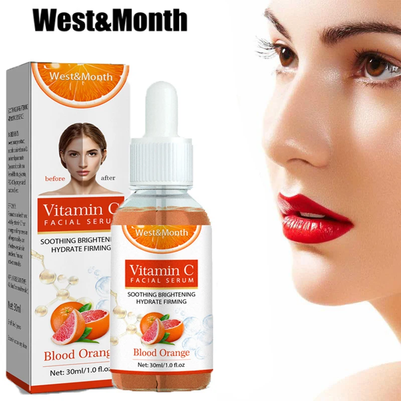 

Vitamin C Whitening Freckle Serum Remove Dark Spot Pigmentation Melasma Anti-Aging Hyaluronic Acid Moisturizing Brighten Essence