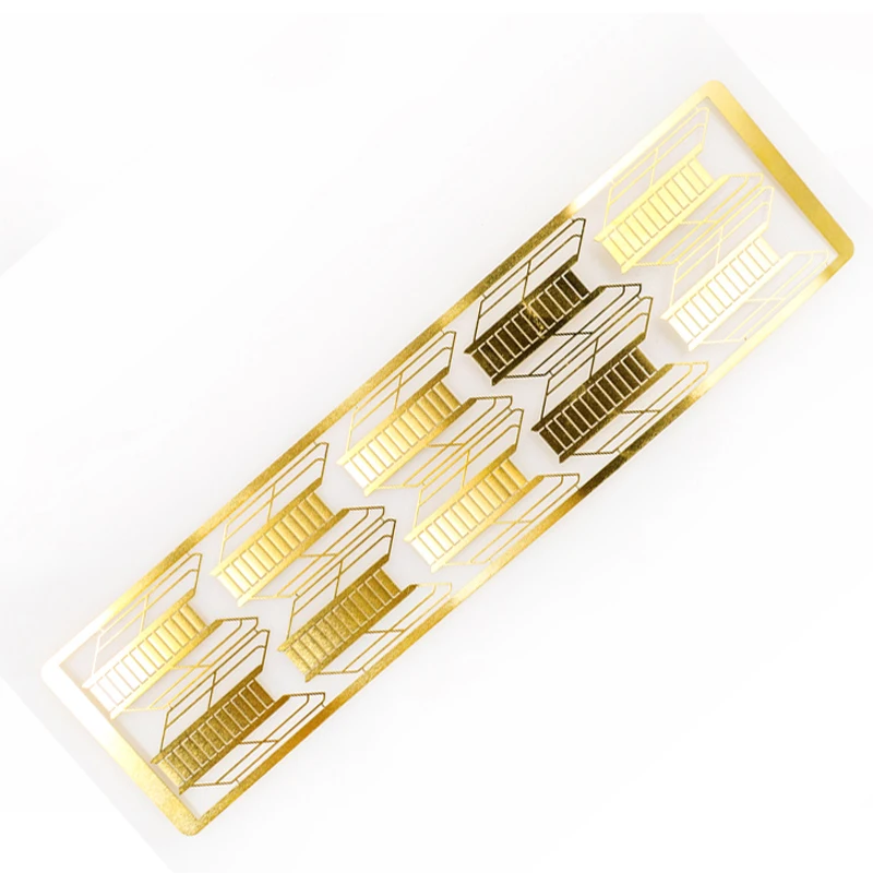 

1Set RC Simulation Boat DIY Accessories Brass Etching 1:100 Inclined Ladder Length 35mm Width 9mm Thickness 0.4mm Micro Stairs
