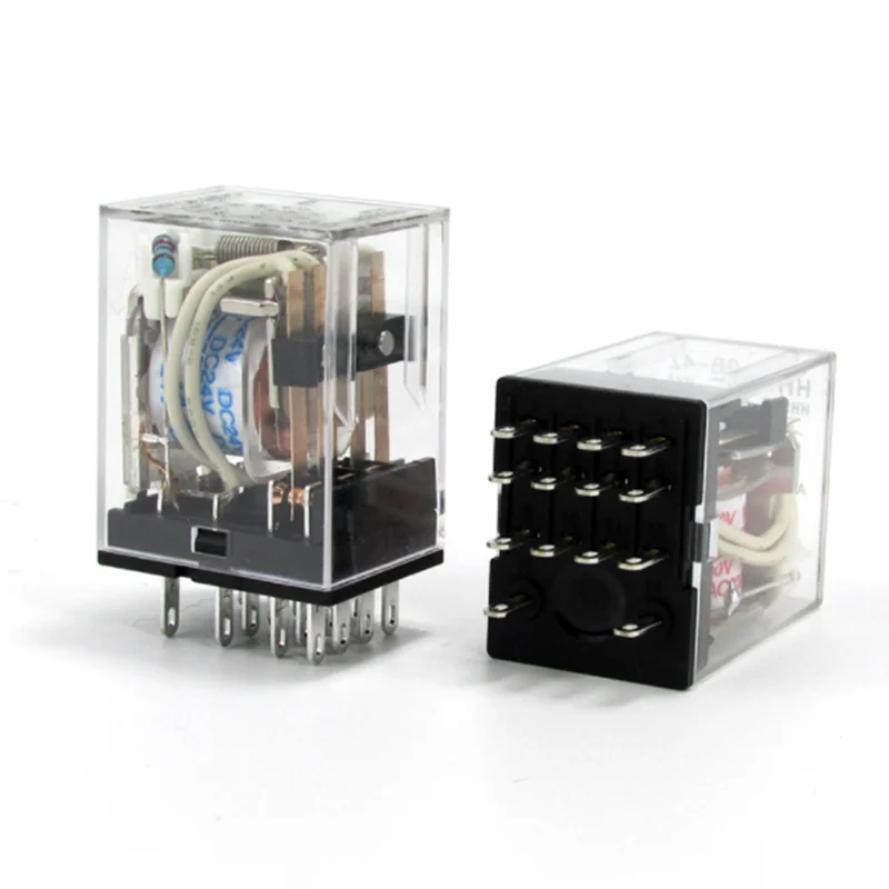 

Электромагнитное реле HH54PL со светодиодным индикатором HH54P MY4 series AC 220V DC12V DC 24V HH54P-L MY4NJ