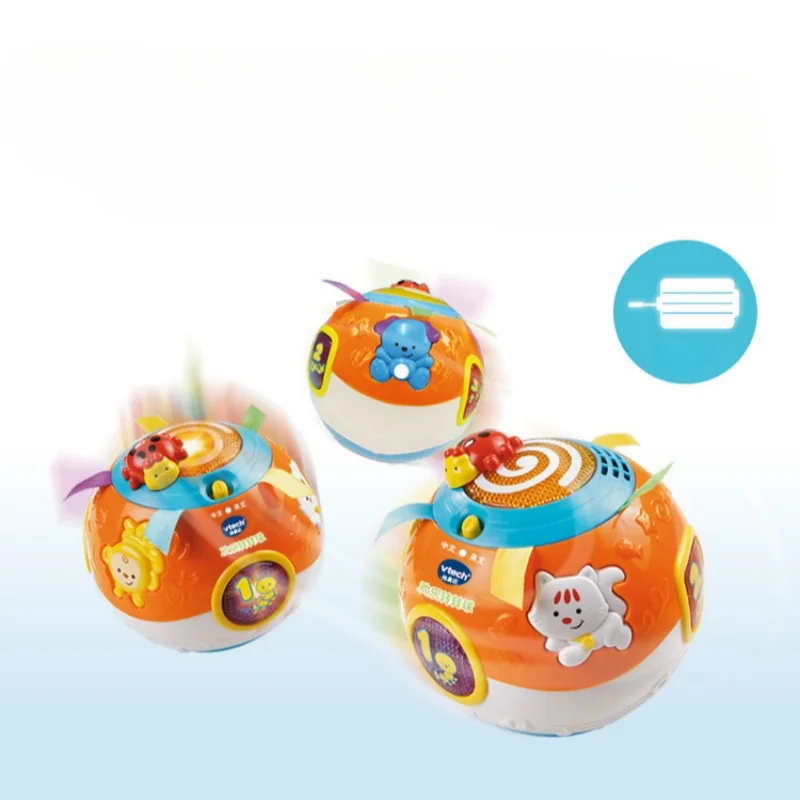 Фото Vtech Happy Roll Ball детская игрушка для ползания детская игрушка для ползания 6-12 месяцев подарок на день рождения месяца сенсорная игрушка для малышей №3