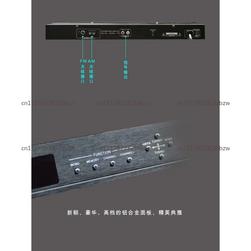 Фото Радиоприемник UF60: Настольное радио AM/FM с высокой точностью, домашнее, с дистанционным управлением, двухканальное стерео №3