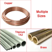 copper coil tube brass pipe ta2 titanium pipe outer diameter %c3%b8 23468101214162022 32mm 1 meter 0 5 meter long