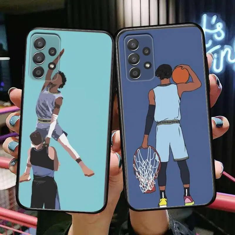 

basketball player Phone Case Hull For Samsung Galaxy A70 A50 A51 A71 A52 A40 A30 A31 A90 A20E 5G a20s Black Shell Art Cell Cove