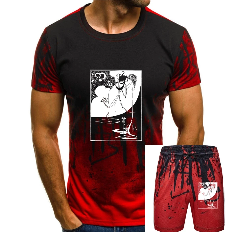 

Aubrey Beardsley T Shirt - The Climax Classic Illustration Oscar Wilde Fine Art New Short Sleeve Men T Shirt for Men Custom