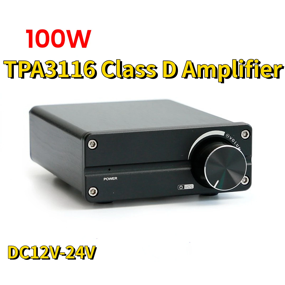 

TPA3116 100W Hifi Sound Amplifier D100 1 Channel Class D Amplifier Audio Power Amp For Speaker Subwoofers Home Theater DC12-24V