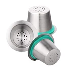 Многоразовые кофейные капсулы Nespresso из нержавеющей стали, 24 шт.