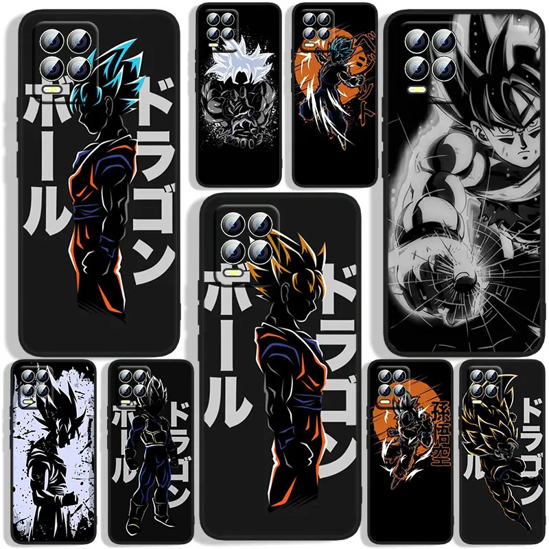 

D-Dragon Balls Frieza Goku Phone Case For OPPO Realme C2 C3 C11 C20 C21 C21Y Q3S Q5i X2 X3 GT Neo2 GT2 GT Neo3 Black Cover Funda