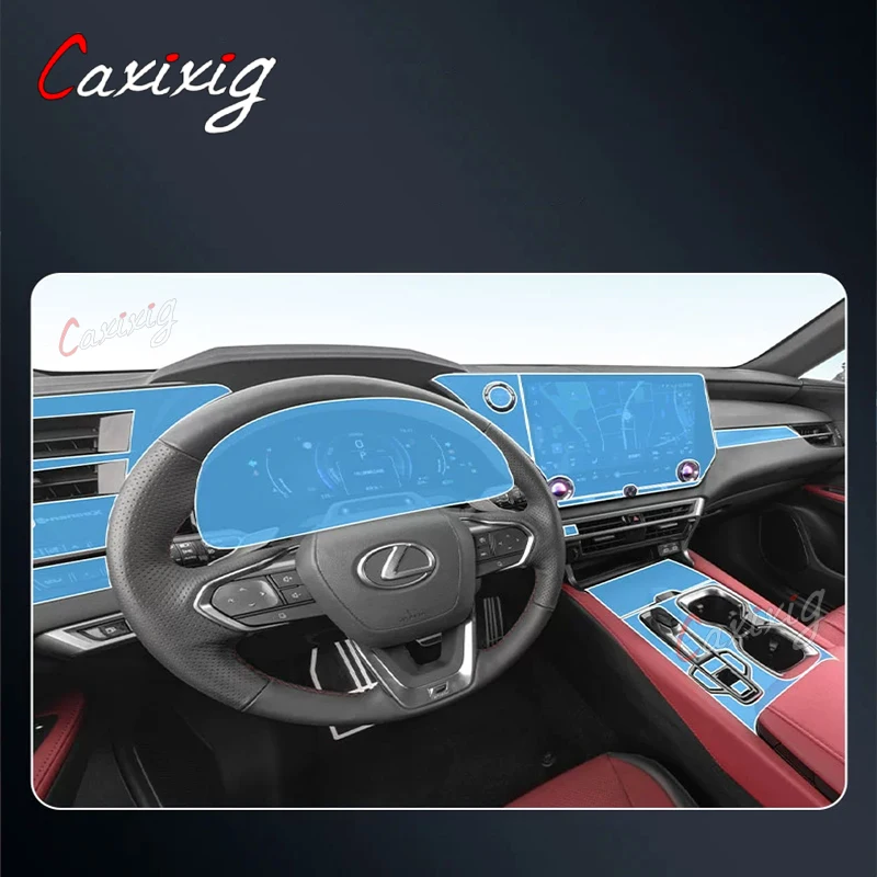 Прозрачная пленка для салона Lexus RX RX300 RX350 RX450 2023 ТПУ стикер центральной консоли
