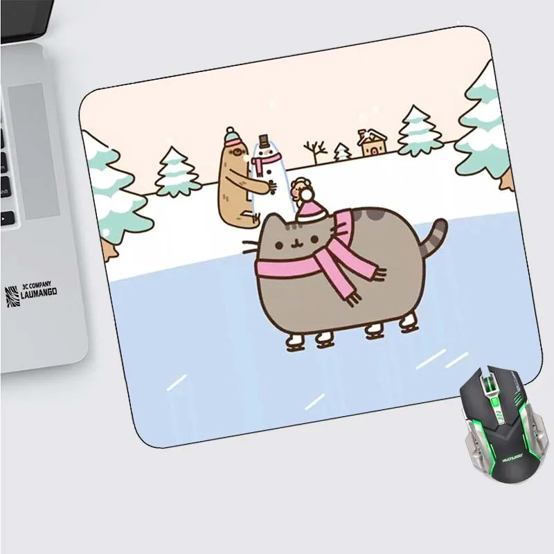 

Игровая клавиатура для ПК с милым мультяшным котом, компьютерный Настольный коврик, коврики для мыши, игровые аксессуары, коврик для мыши, к...