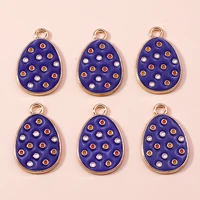 10pcs cute fossil dinosaur eggs charms for children diy jewelry making accessories easter day easter eggs charms pendants