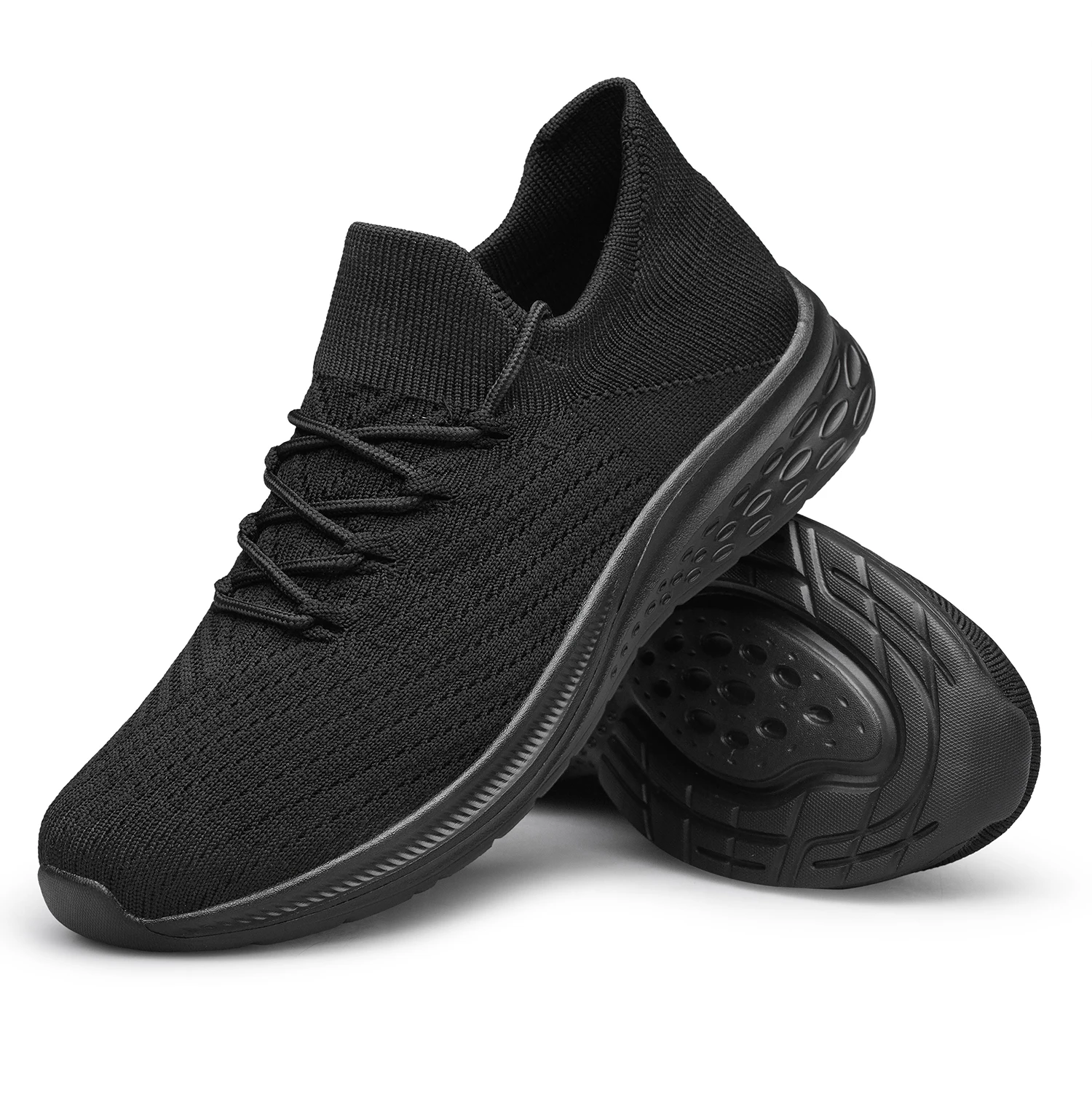 

Men's Casual Sneaker Lace-up Breathable Shoes Lightweight Mesh Flats Anti-Slip Jogging Athletic Damping Big Size