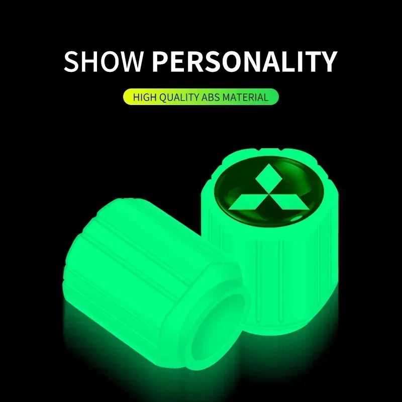 2025 Xl l200 EX для Mitsubishi 4 шт. светящиеся колпачки автомобильных шин флуоресцентный