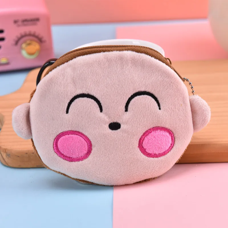 

2023 портативный милый кошелек для монет, женская сумка для хранения данных, маленький кошелек, сумка для хранения помады, подвеска на молнии, плюшевый