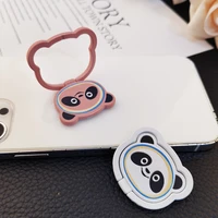 couple phone case universal buckle cartoon red panda finger buckle ring pull ring paste bracket mobile phone buckle ring bracket