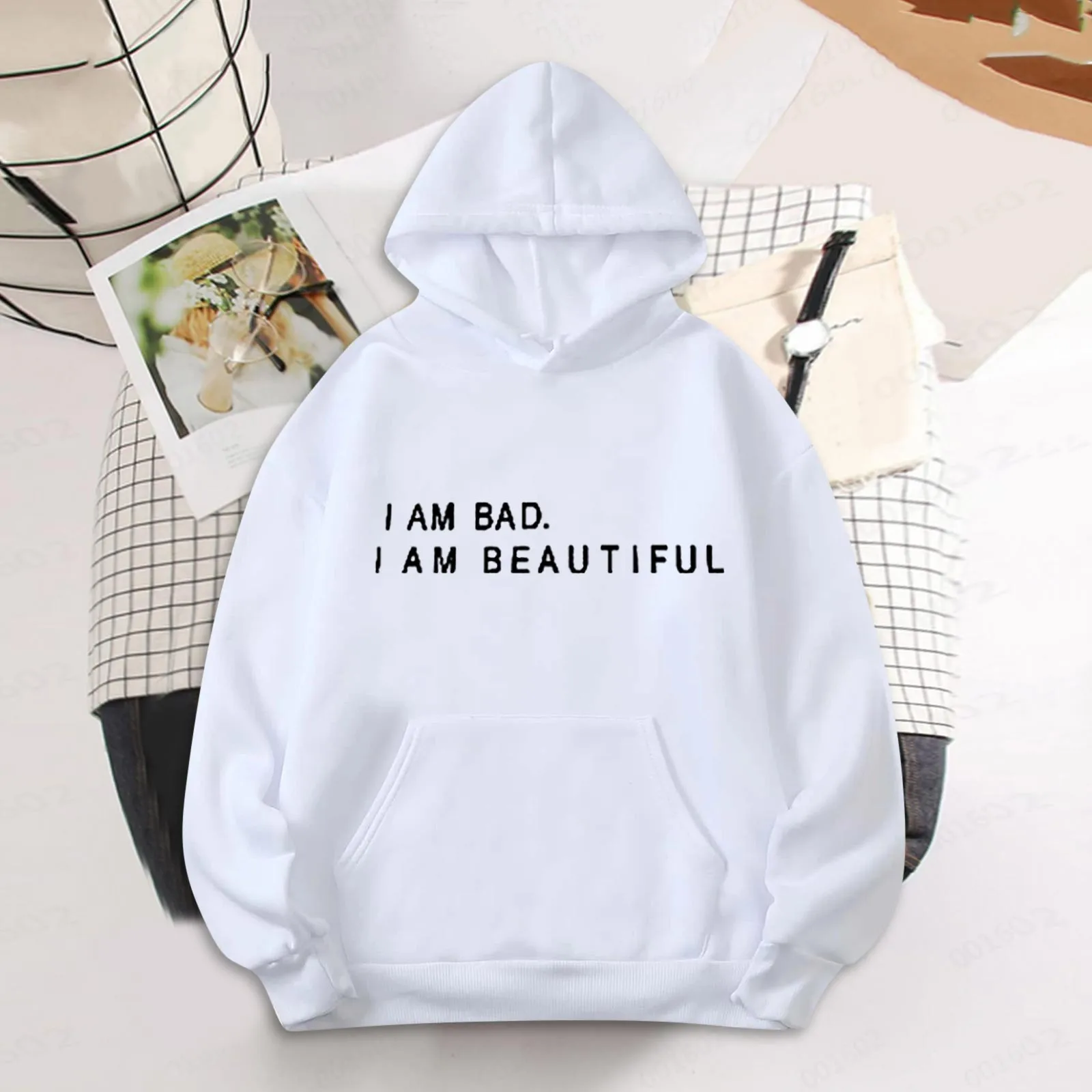 

Women Hoodie Casual Print Letter Print Sweatshirt Hoodies Aesthetic Long Sleeve Womens Plain Pullover Woman's Hoodie Zip Front