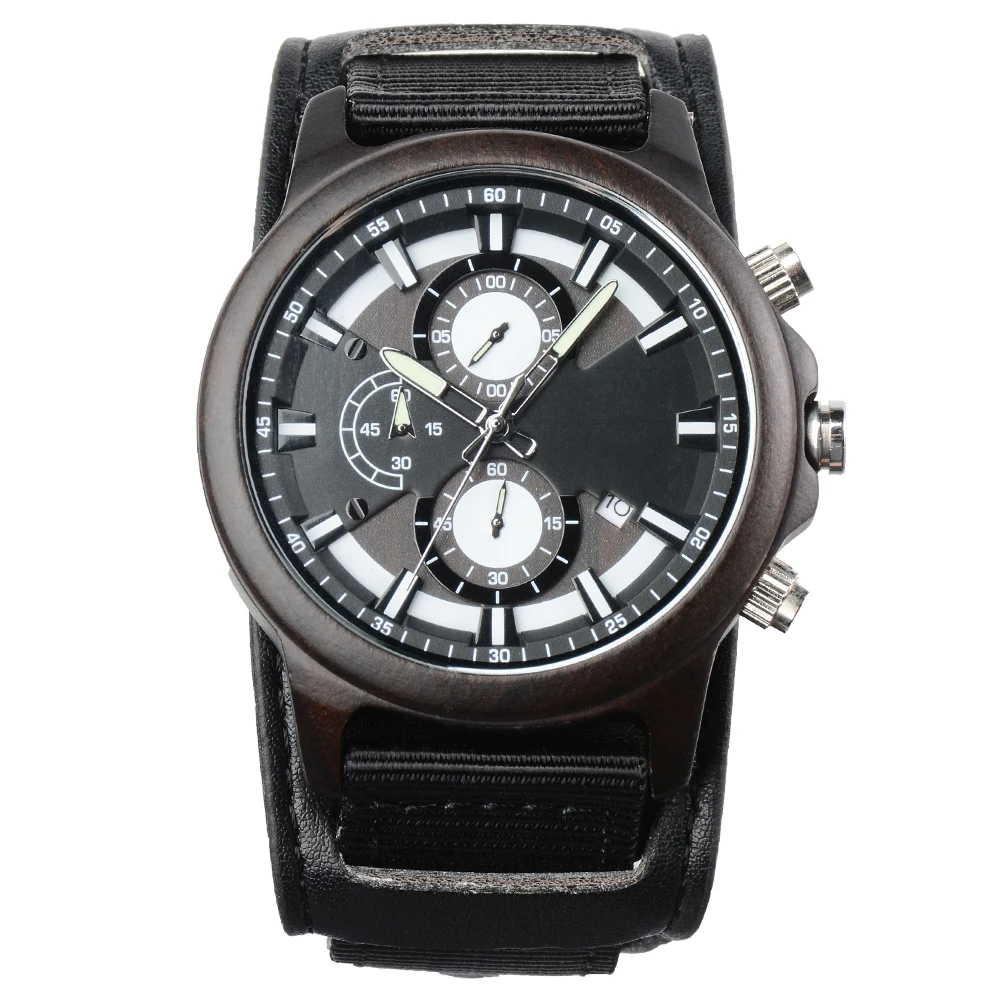 

Man Watch Wrist Watches For Men Luxury Stylish Watch Wood Strap Male Wristwatch