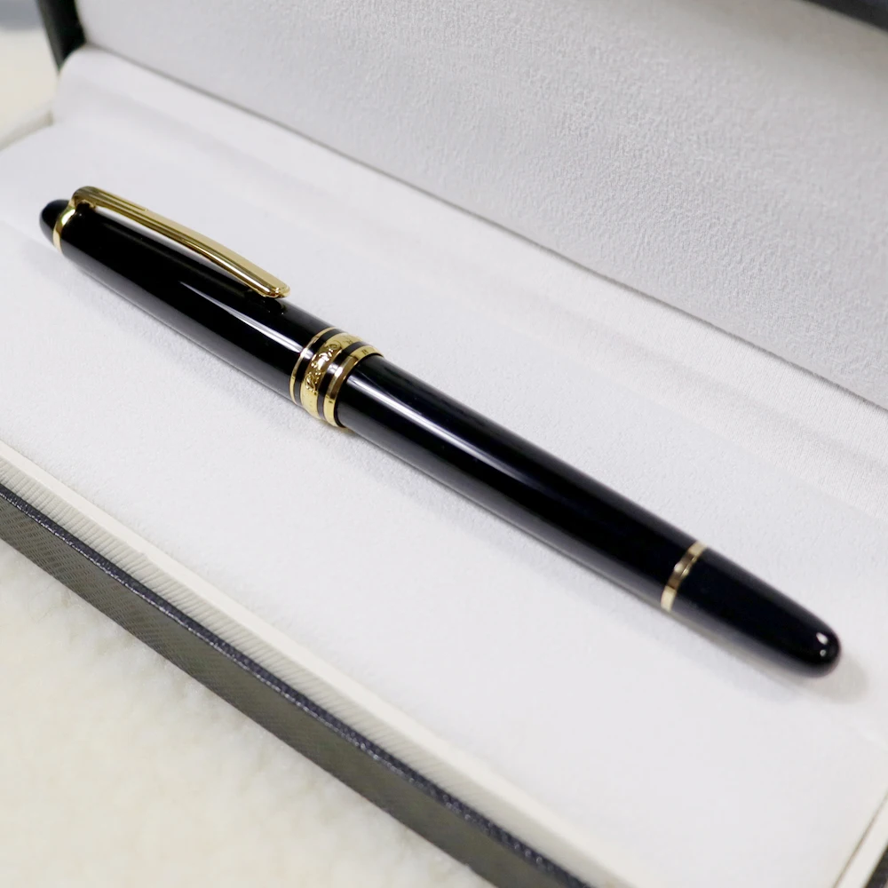 

Каучуковая ручка, Классическая Роскошная шариковая ручка MB 163, школьные и офисные принадлежности, без коробки