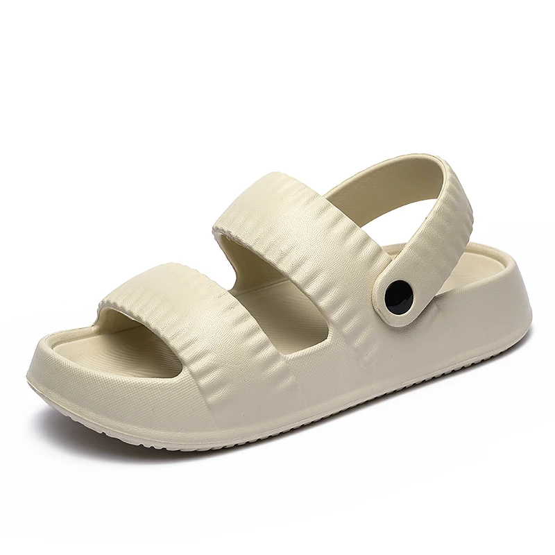 

New Beach Sandals And Slippers Super Soft Home Outdoor Eva Thick Bottom Non-Slip Slippers Bathroom Waterproof