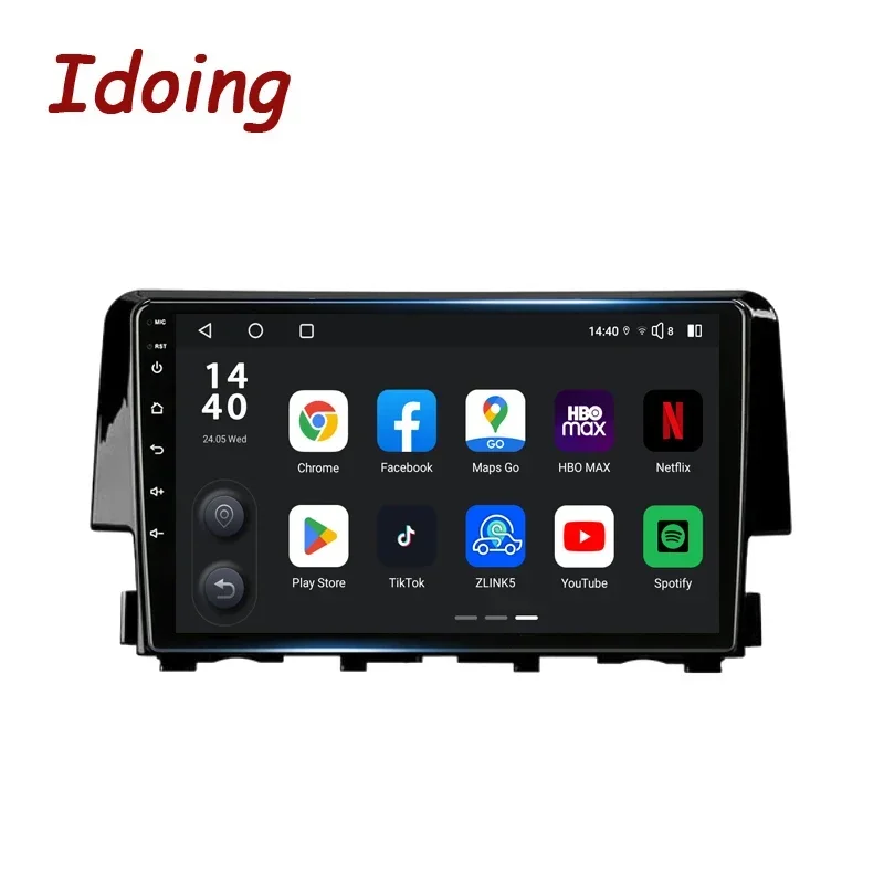 Idoing 9-дюймовый автомобильный стерео головное устройство Android для Honda Civic 10 FC FK 2015-2020