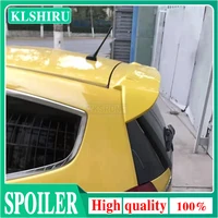 For Honda Fit Jazz Black Spoiler 2008 2009 2010 2011 2012 2013 ABS Plastic Rear Trunk Roof Wing White Color Spoiler Car Styling