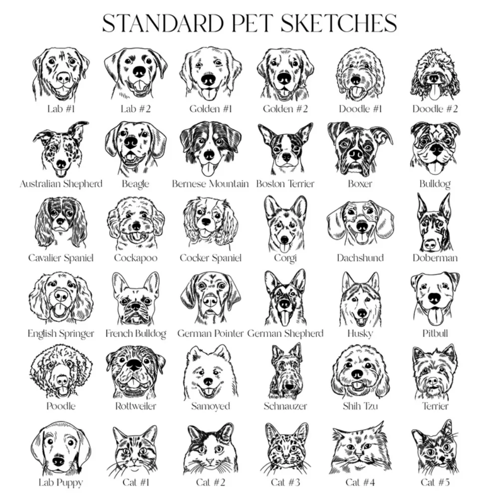 Custom Illustrated Dog Wedding Napkins Bridal Shower Engagement Party Bar Pet 50Pcs